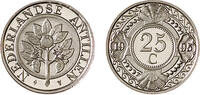 25 Cent oranjetak nbs Nederlandse Antillen jaar -