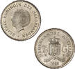 2 1/2 Gulden Beatrix nikkel Nederlandse Antillen jaar -