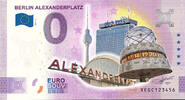 0 Euro biljet Duitsland 2021 - Berlin Alexanderplatz KLEUR -