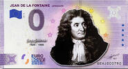 0 Euro biljet Frankrijk 2021 - Jean de la Fontaine KLEUR -