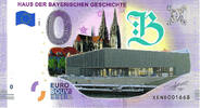 0 Euro biljet Duitsland 2020 - Haus der Bayerischen Geschichte KLEUR -