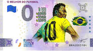 0 Euro biljet Brazilië 2024 - O Melhor do Futebol Pele KLEUR -