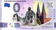 0 Euro biljet Duitsland 2023 - Fontanestadt Neuruppin KLEUR -
