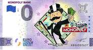 0 Euro biljet Duitsland 2023 - Monopoly Bank KLEUR -