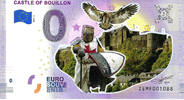 0 Euro biljet België 2019 - Castle of Bouillon KLEUR -