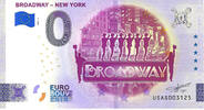 0 Euro biljet USA 2024 - Broadway New York -