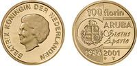 100 Florin 15 jaar Status Aparte Aruba -