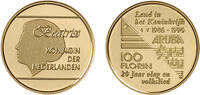 100 Florin Vlag en volkslied Aruba -