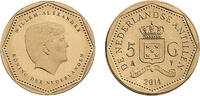 5 Gulden Willem-Alexander abs Nederlandse Antillen jaar -