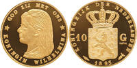 10 Gulden goud Replica in Verguld Zilver variant -