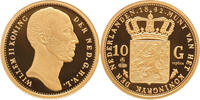 10 Gulden goud Replica in Verguld Zilver variant -