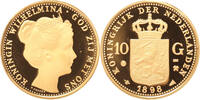 10 Gulden Replica van de Gouden Koningin Wilhelmina in Goud -