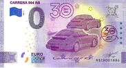 0 Euro biljet Zwitserland 2021 - Porsche Carrera 964 RS -