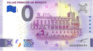 0 Euro biljet Monaco 2024 - Palais Princier de Monaco -