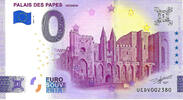 0 Euro biljet Frankrijk 2024 - Palais des Papes -