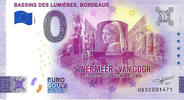 0 Euro biljet Frankrijk 2024 - Bassins de Lumieres Bordeaux - Vermeer & Van Gogh -