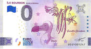 0 Euro biljet Frankrijk 2024 - Ile Bourbon Dodo & Vanille -