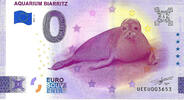 0 Euro biljet Frankrijk 2024 - Aquarium Biarritz -