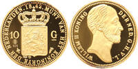 10 Gulden goud Replica in Verguld Zilver -