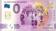 0 Euro biljet Nederland 2025 - 80 Jaar Vrede en Vrijheid ANNIVERSARY -