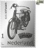 Zilveren postzegel Nederlandse Motorfiets merken Simplex 2025 -