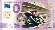 0 Euro biljet Nederland 2025 - Assen Motorsport ANNIVERSARY KLEUR -