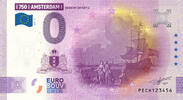 0 Euro biljet Nederland 2025 - Amsterdam VIII Gezicht op het IJ -