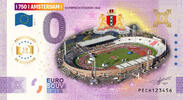 0 Euro biljet Nederland 2025 - Amsterdam IX Olympisch Stadion ANNIVERSARY KLEUR -