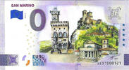 0 Euro biljet San Marino 2025 - San Marino KLEUR -