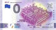 0 Euro biljet Kroatië 2025 - Split Dioklecijanova Palaca -