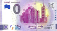 0 Euro biljet Kroatië 2025 - Zadar Crkva sv. Donata -