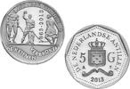 5 Gulden Afschaffing slavernij Nederlandse Antillen -