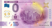 0 Euro biljet Nederland 2025 - Amsterdam X Singel met de Amsterdamse munttoren ANNIVERSARY -