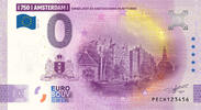 0 Euro biljet Nederland 2025 - Amsterdam X Singel met de Amsterdamse munttoren -