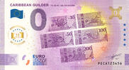 0 Euro biljet Nederland 2025 - Caribbean Guilder 10, 20, 50, 100, 200 Gulden ANNIVERSARY -