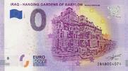 0 Euro biljet Iraq 2019 - Hanging Gardens of Babylon -