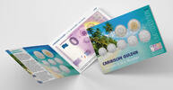 0 Euro biljet Nederland 2025 - Caribische Gulden 1, 5, 10, 25, 50 cent en 1 en 5 gulden LIMITED EDITION #109 -
