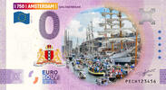 0 Euro biljet Nederland 2025 - Amsterdam XIII Sail Amsterdam KLEUR -