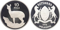 10 Pula Botswana Klipspringer silver -