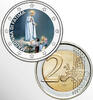  munt kleur Madonna di Fatima 2 Euro  