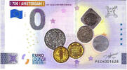 0 Euro biljet Nederland 2025 - Amsterdam V Het geld van Amsterdam KLEUR - FOUTDRUK -
