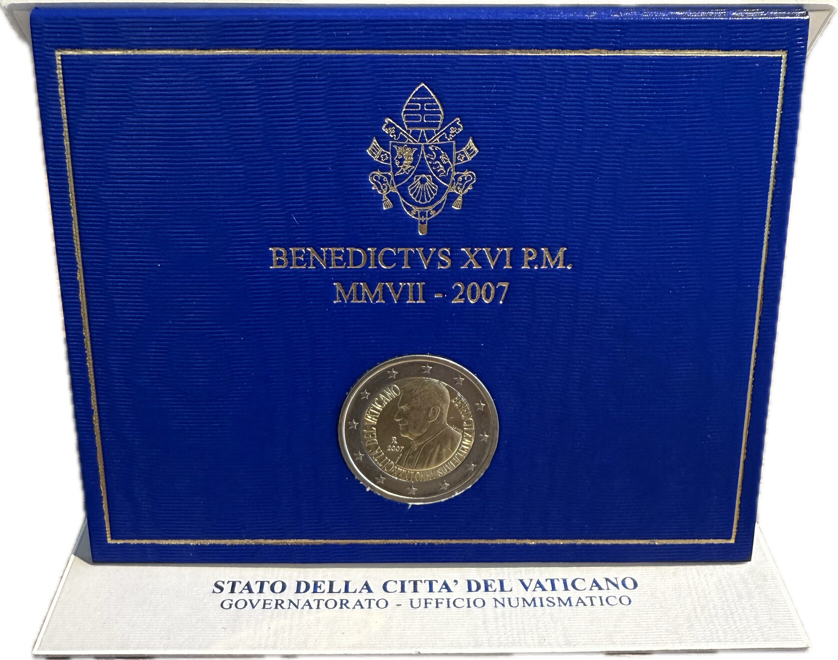 2 Euro 2007 Vaticaan Paus Benedictus in blister st | MA-Shops