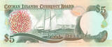 Cayman Islands $5 1991 bfr