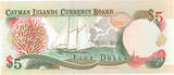 Cayman Islands $5 1996 bfr