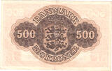 Denmark 500 Kroner 1956 ss