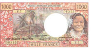 Tahiti 1000 francs nd. bfr 75,00 EUR  zzgl. 15,00 EUR Versand