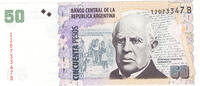 Argentina 50 Pesos nd. bfr 60,00 EUR  zzgl. 15,00 EUR Versand