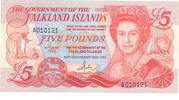 Falkland islands £5 1983 bfr 90,00 EUR  zzgl. 15,00 EUR Versand