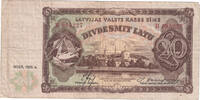 Latvia 20 Latu 1935 s 150,00 EUR  zzgl. 22,00 EUR Versand