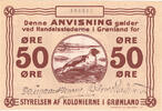 Greenland 50 Øre 1913 bfr 500,00 EUR  zzgl. 22,00 EUR Versand